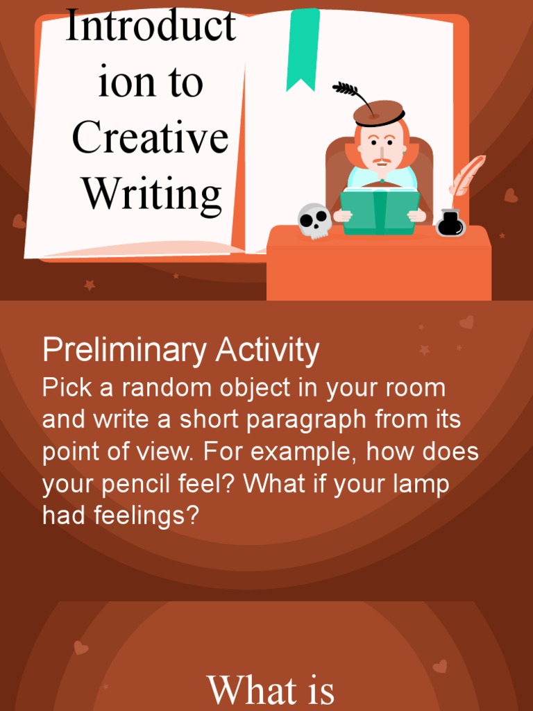 introduction to creative writing pdf notes