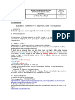 Seminario #2. - Ejemplos de Proyectos de Innovación Tecnológica