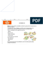 Conceptualizar sobre higiene, nutrición y plan nutricional