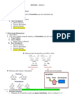 DNA, RNA e estrutura do gene