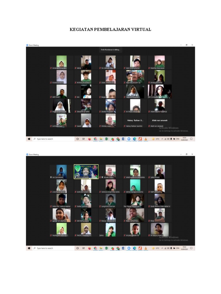 Kegiatan Pembelajaran Offline Dan Online PDF