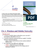 Wireless and Mobile Networks: Computer Networking: A Top Down Approach