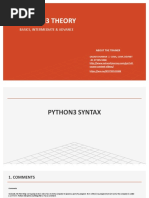 Python3 Theory