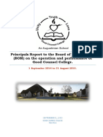 Principals Report On 201415