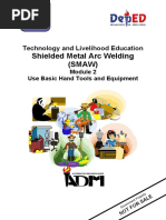 Shielded Metal Arc Welding (SMAW) : Technology and Livelihood Education