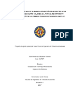 Proyecto de Grado para Optar Por El Título de Ingeniero de Telecomunicaciones. Juan Fernando Cifuentes Obando Cod - PDF Descargar Libre