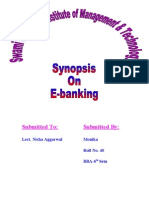E-Banking Synopsis