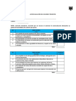 Autoevaluación Del Segundo Trimestre