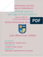 Folleto - Ciclo Menstrual PDF-infografía PDF