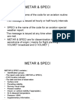 Metar and Speci Code