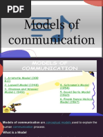 Models of Communication