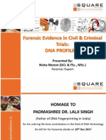 Forensic Evidence in Civil & Criminal Trials, DNA PROFILING