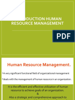 CHAPTER 01 - Introduction To HRM