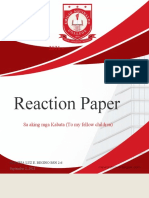 Reaction Paper: Sa Aking Mga Kabata (To My Fellow Children)