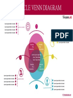 4 Circle Venn Diagram Template