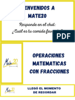 4 Operaciones Basicas de Las Matematicas