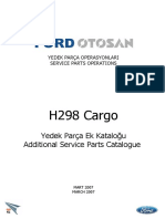 H298 Cargo: Yedek Parça Ek Kataloğu Additional Service Parts Catalogue
