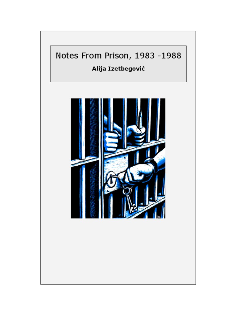Notes From Prison 1983 1988 By Alija Izetbegović Alija - 