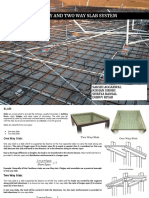 One Way & Two Way Slab System