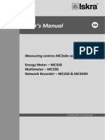 User's Manual: Measuring Centres MC3x0x Series