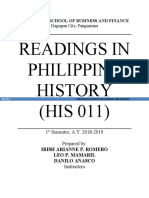 Module in Readings in Philippine History