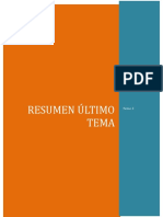 Resumen Último Tema