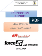 Inspect Ingersoll Rand Air Winch for ENAFOR Rig
