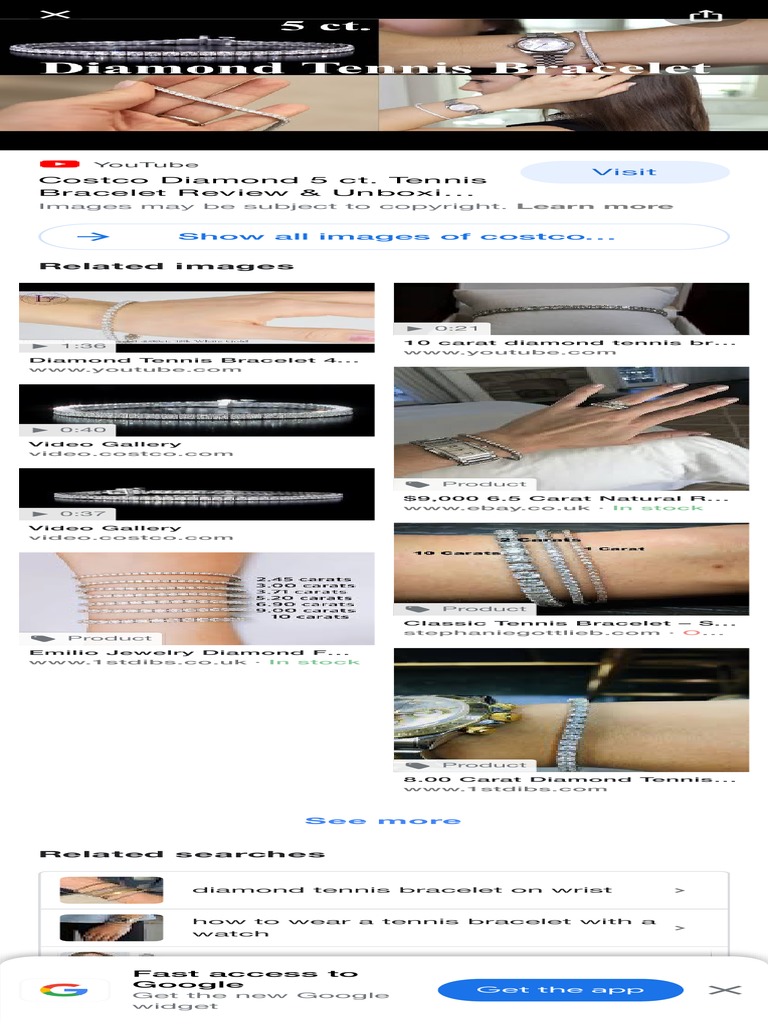 Costco Diamond Tennis Bracelet and Rolex Watch Google Search 2 PDF Bracelet Jewellery