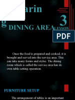 Preparin G: Dining Area