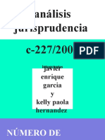 Analisis Jurisprudencia C 227 - 2004