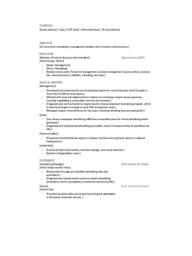 Pakistani Girls CV Template | PDF