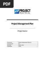 Project Management Plan Template v0.1