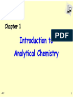 Introduction To Analytical Chemistry