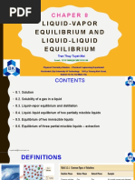 Chapter 8 - Liquid Vapor & Liquid - Liquid Equilibrium-Tran Thuy Tuyet Mai