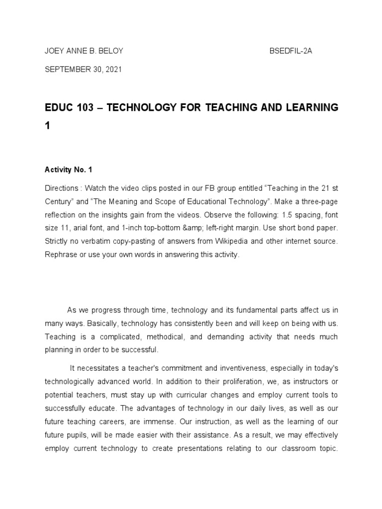 Future Educators Embrace EdTech | PDF | Educational Technology | Teachers