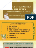 5 - Care of The Mother and The Fetus