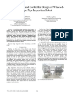 Development and Controller Design of Wheeled-Type Pipe Inspection Robot