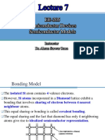 EE-205 Semiconductor Devices Semiconductor Models: Instructor Dr. Ahsan Sarwar Rana