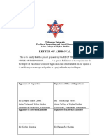 Letter of Approval Format