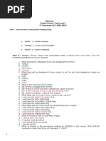 Marcom Prelim Exam / Cat 2 and 3 1 Semester / Ay 2020-2021: Write The Morse Code and The Meaning of Flag