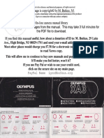 Olympus XA3 User Manual English