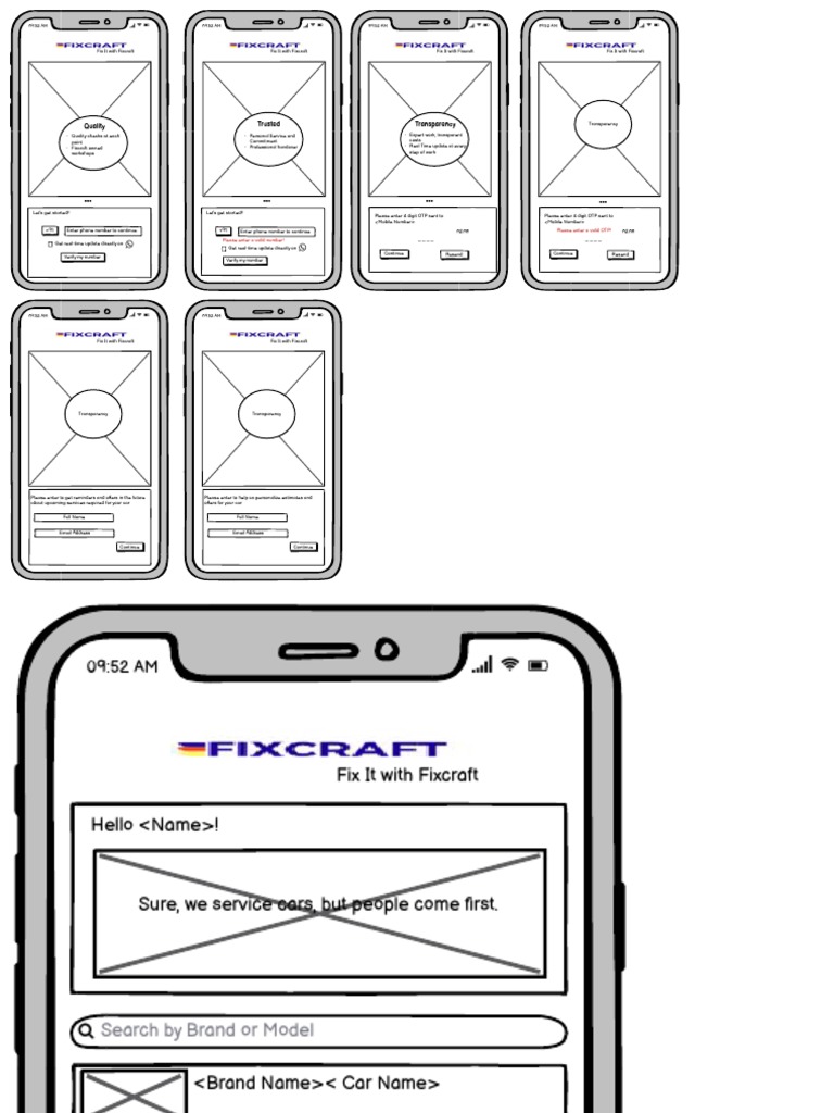 Mobile Application-Wireframe | PDF | Vacuum Cleaner | Door