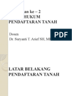 Teori Hukum Pendaftaran Tanah