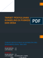 Target Penyuluhan Konseling PKL