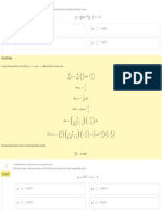 7.04 Derivatives of Functions for a Specific Value