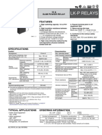 LK-P Relays: Features