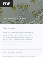 The Classification of Taxonomy