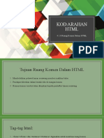 Kod Arahan HTML