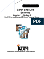 Earth and Life Science Quarter 1 - Module 2 Rock Metamorphism and Different Types of Stress