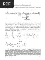 Arndt-Eistert Synthesis (Wolf Rearrangement) : O CH N N RC O OH R C O CL CH N 2 - Diazoketone R C O CH NN